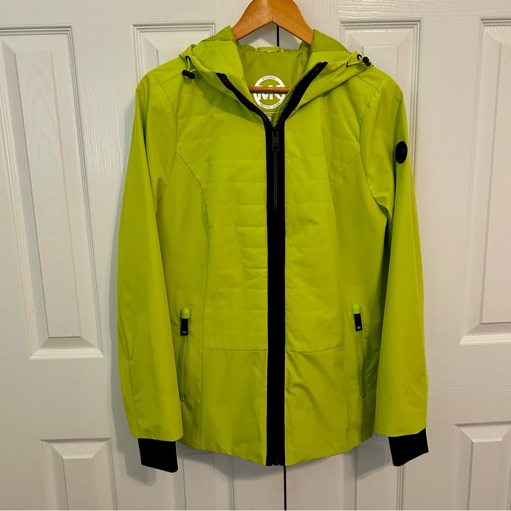Michael Kors Lime Green Hooded Jacket